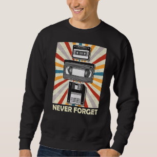 Never Forget Tee Funny Videocassette Floppy Disc V