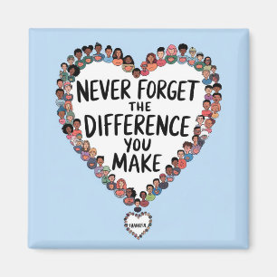 Never Forget The Difference You Make, Thankful Magnet