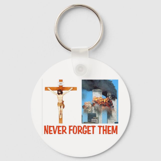 NEVER FORGET THEM KEY RING (Front)