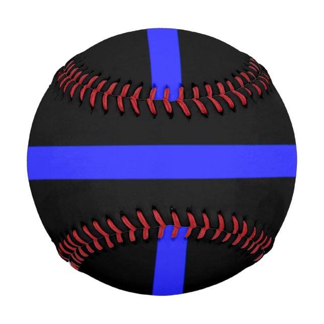 Never Forget Thin Blue Line Baseball (Front)