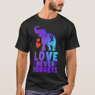 Never Forgets Alzheimerheimer Elephant 1 T-Shirt