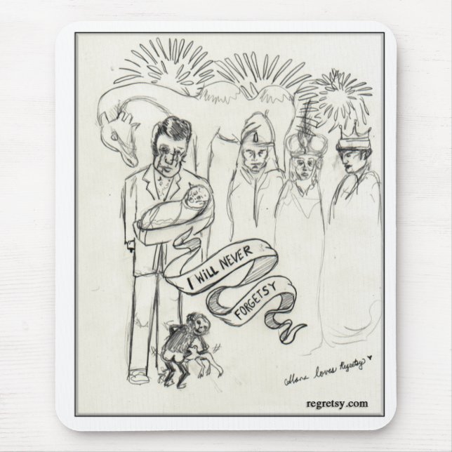 Never Forgetsy Mouse Pad (Front)