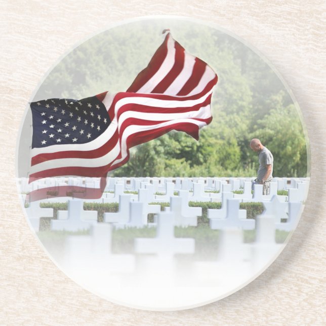 Never Forgotten - Memorial Day Coaster (Front)