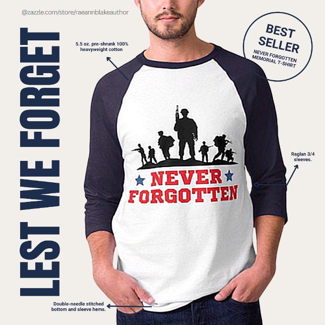 Never Forgotten Memorial T-Shirt (Creator Uploaded)