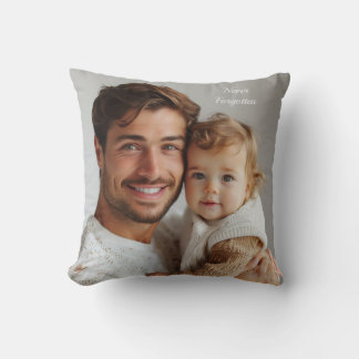 Never Forgotten Personalised Throw Pillow