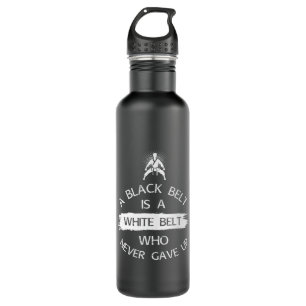 Never Gave Up Karate Martial Arts 710 Ml Water Bottle