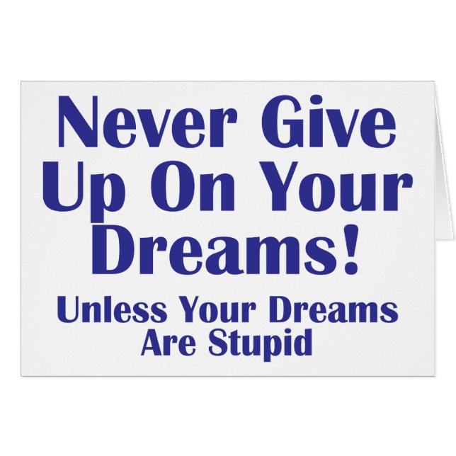 Never Give Up (Front Horizontal)