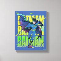 Never Give Up Batman Running Graphic