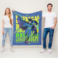 Never Give Up Batman Running Graphic
