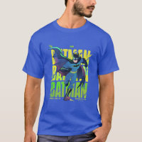 Never Give Up Batman Running Graphic