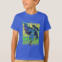 Never Give Up Batman Running Graphic