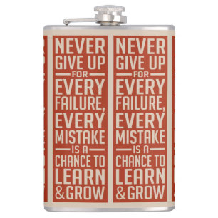 NEVER GIVE UP flask