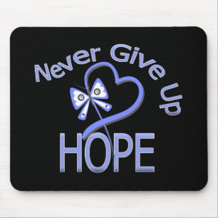 Never Give Up Hope Oesophageal Cancer Mouse Pad