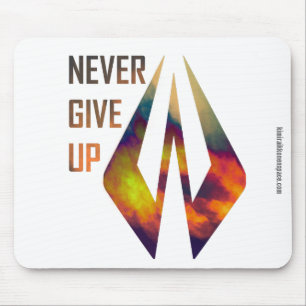 Never Give Up - Kimi Raikkonen Mouse Pad