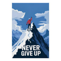 Never Give Up motivational