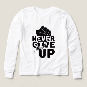 Never Give Up – Motivational Quote Design
