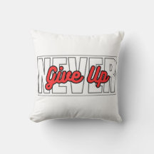 Never Give Up Motivational Typography Quotes