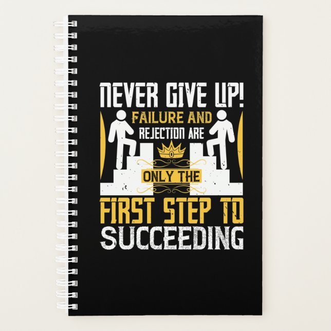 Never Give Up Planner (Front)