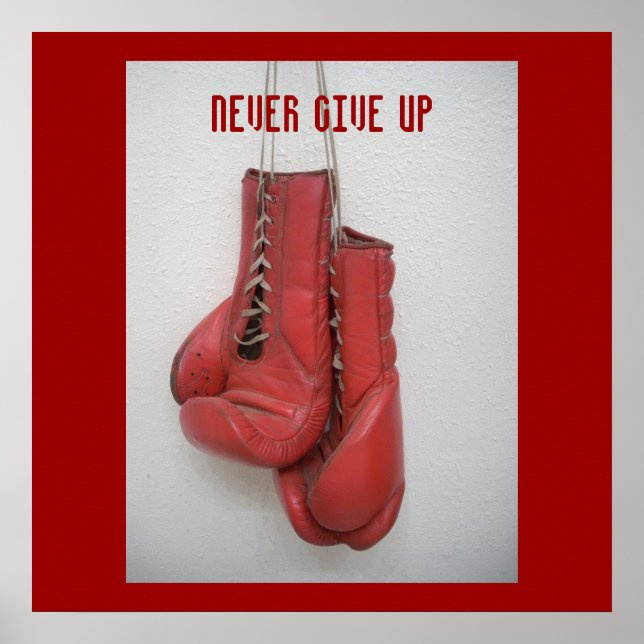 Never Give Up Poster (Front)