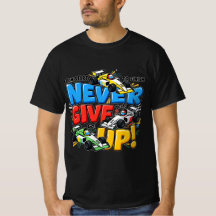 Never Give Up Racing Car Motivational Adventure De