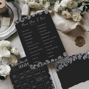 Never Have I Ever Gothic Bachelorette Party Game