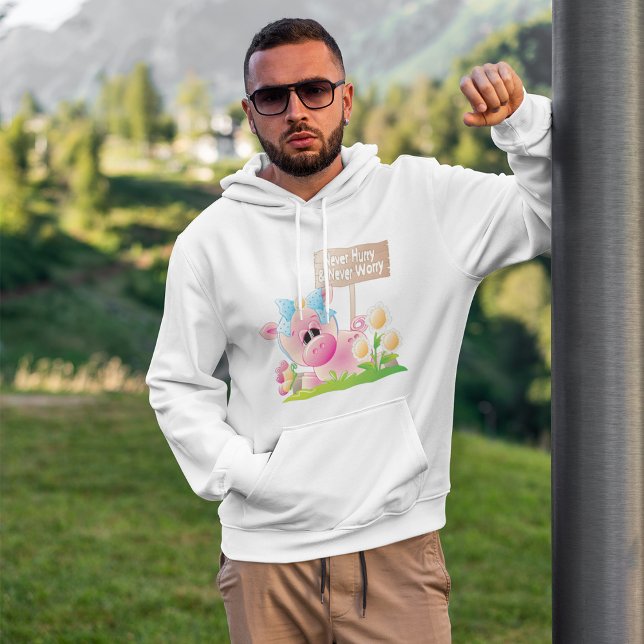 Never Hurry And Never Worry Hoodie (Creator Uploaded)