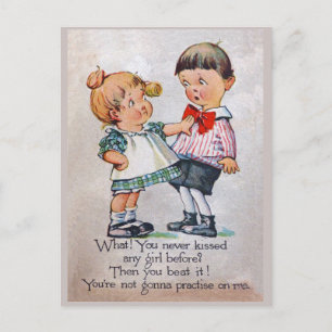 Never Kissed a Girl Postcard