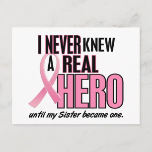 Never Knew A Hero 2 PINK (Sister) Postcard