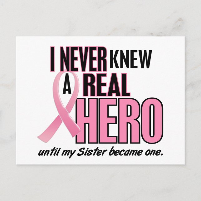 Never Knew A Hero 2 PINK (Sister) Postcard (Front)
