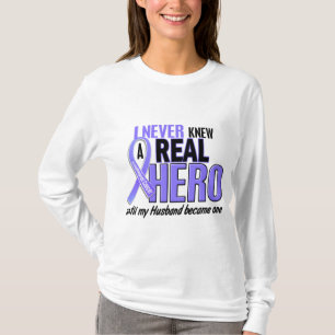 Never Knew A Hero Husband Oesophageal Cancer T-Shirt
