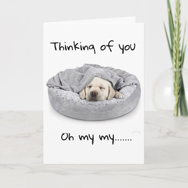 NEVER KNEW HOW MUCH I WOULD "MISS YOU" CARD (Front)