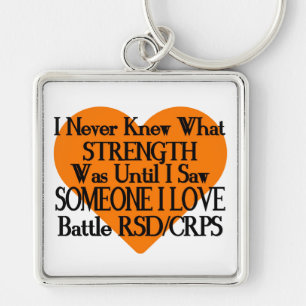 Never Knew Strength/Heart/Someone I Love...RSD/CRP Key Ring