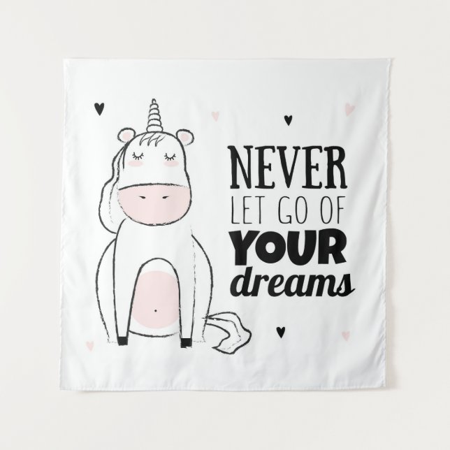 Never Let Go Of Your Dreams Tapestry (Front)