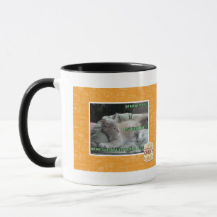 Never living in a cage again mug