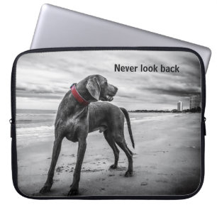 Never look back laptop sleeve