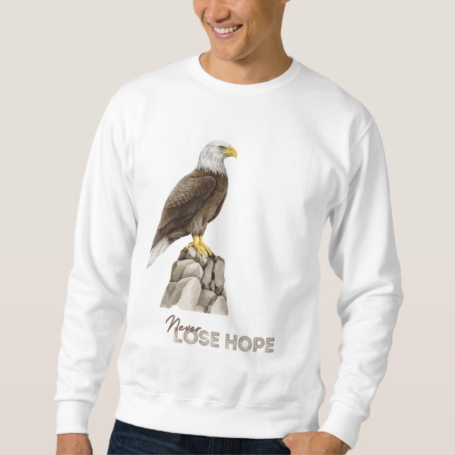 Never Lose Hope Falcon Sweatshirt (Front)