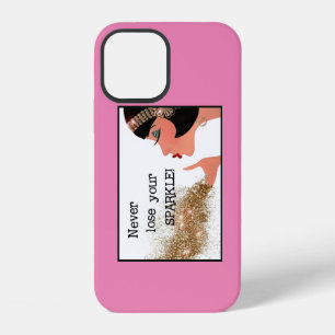 "Never Lose Your SPARKLE!"  iPhone 12 Case