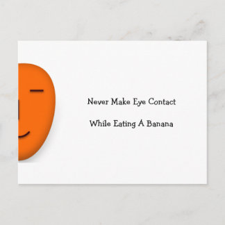 Never Make Eye... - Send a Smile - Funny Postcard