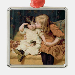 Never Mind (by Frederick Morgan) Metal Tree Decoration