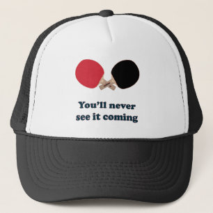 Never See It Coming Ping Pong Trucker Hat