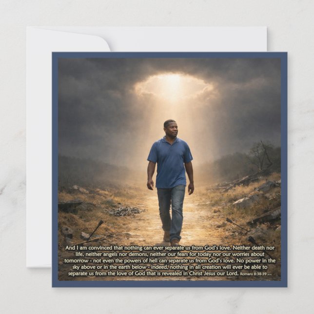 Never separated from God Card (Front)