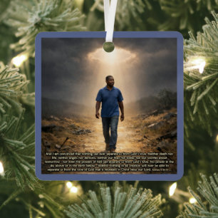 Never separated from God Metal Tree Decoration