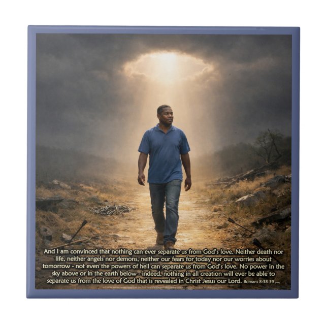 Never separated from God Tile (Front)