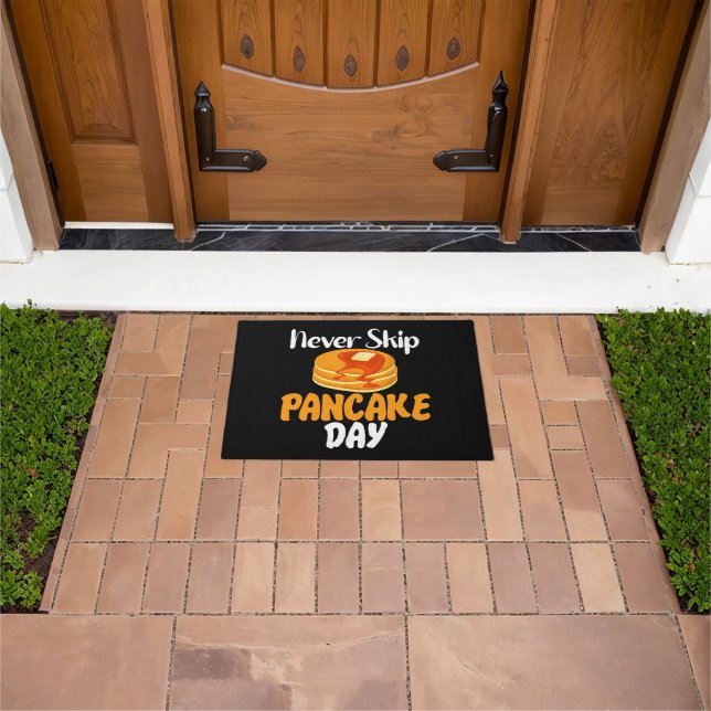 Never skip Pancake Day Doormat (Outdoor)