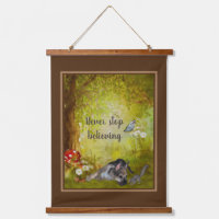 Never Stop Believing Shepherd Puppy Inspirational 