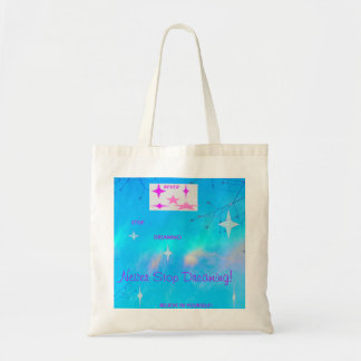 Never Stop Dreaming Aqua Tote Bag