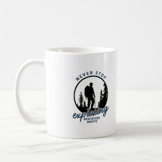 Never Stop Exploring Mug