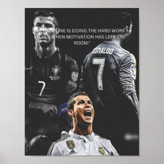 Never Stop Improving – Motivational Football Quote Poster