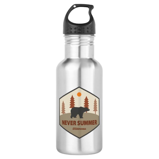 Never Summer Wilderness Colorado Bear 532 Ml Water Bottle (Front)