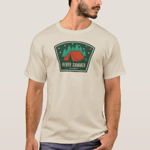 Never Summer Wilderness Colorado Camping T-Shirt